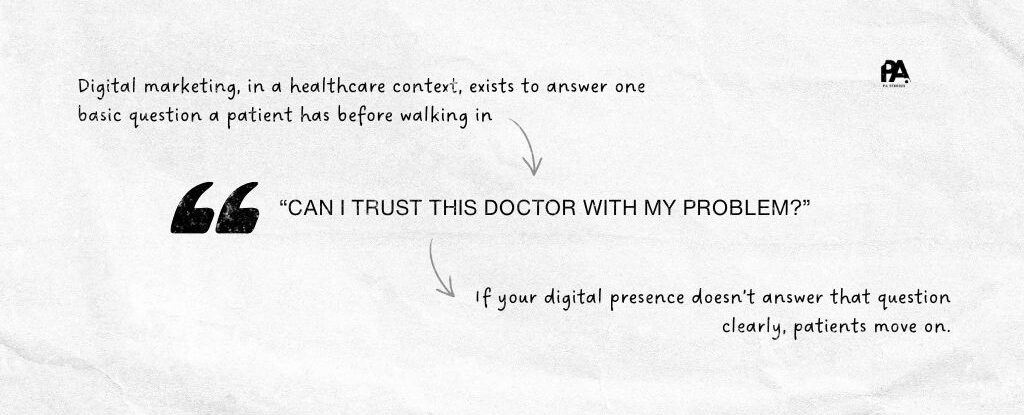 Digital Marketing for Doctors Central Question
